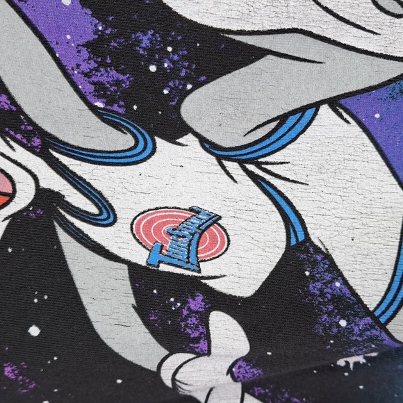 Space Jam Bugs Bunny Dunk Crew Neck Short Sleeve Men's Size L - Picture 5 of 11